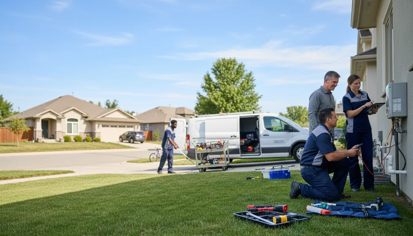 Tankless water heater service in Pep, NM